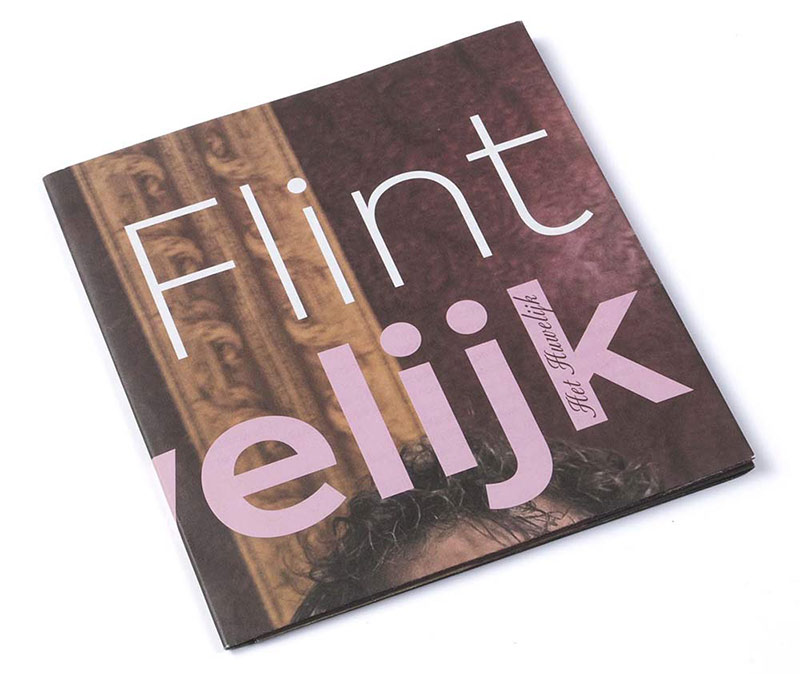 Kitty Molenaar  |  grafisch ontwerpen  |  CD verpakking en poster | het huwelijk | theatergroep flint | felix strategier