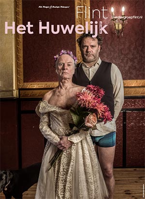 Kitty Molenaar  |  grafisch ontwerpen  |  CD verpakking en poster | het huwelijk | theatergroep flint | felix strategier